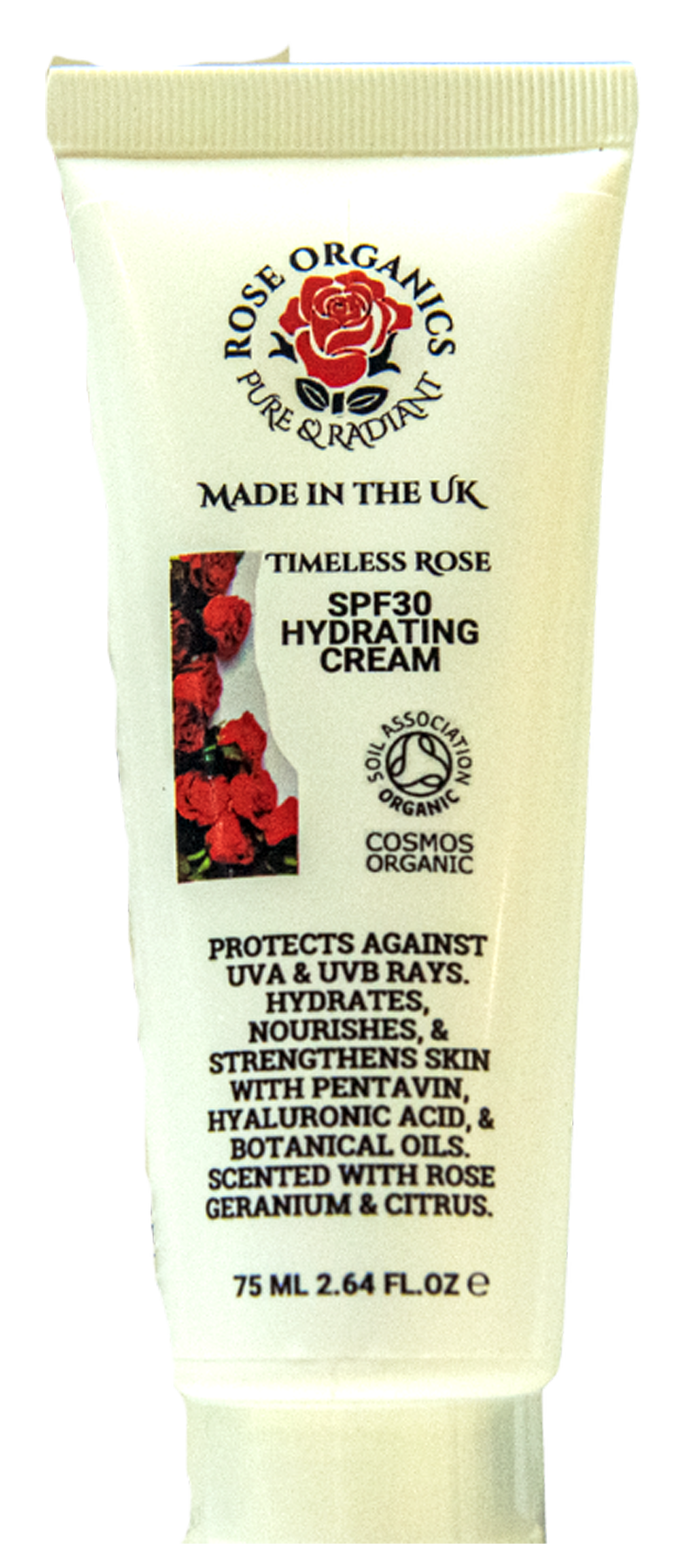 Timeless Rose SPF 30 Hydrating Face Cream | UVA & UVB Protection, Uplifting | Therapeutic.