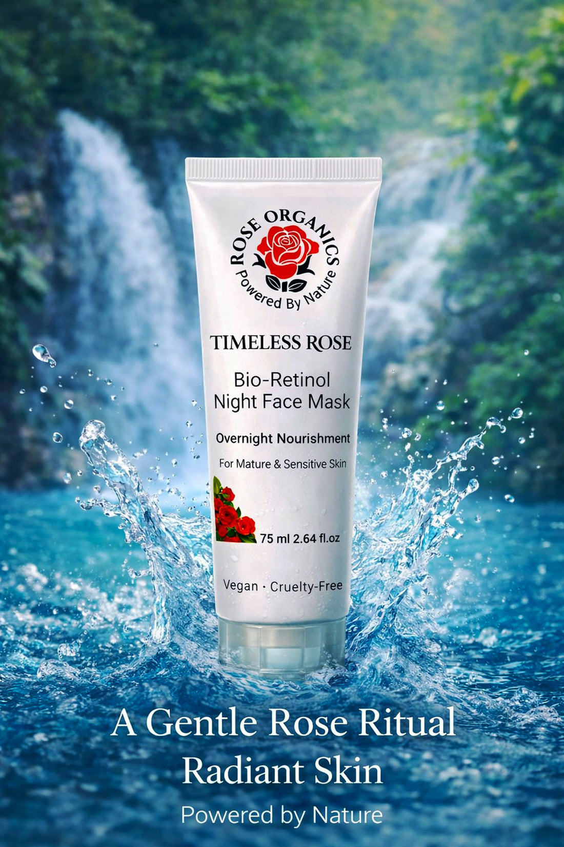 Timeless Rose Bio-Retinol Night Face Mask (75 ml ) | Restore