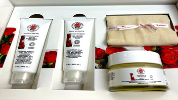 Timeless Rose Full Skincare Set (3 products + free face cloth exfoliator)